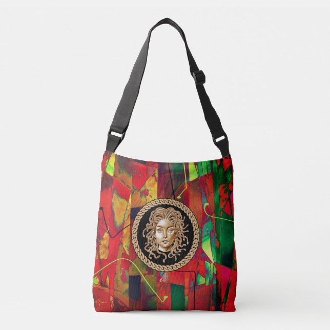 Bolsa cruzada de cuerpo de Medusa de lujo (Anverso)