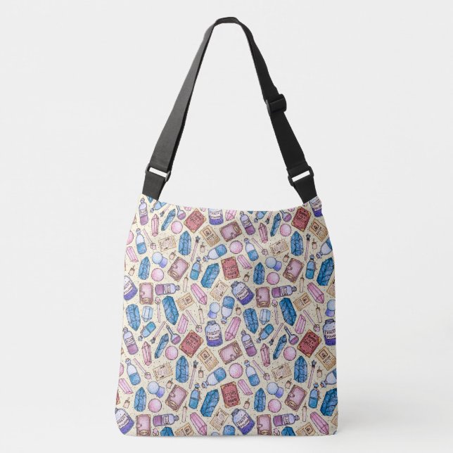 Bolsa cruzada de cuerpo de Witchy Wonders (Anverso)