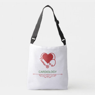 Bolsa cruzada de enfermera de cardiología