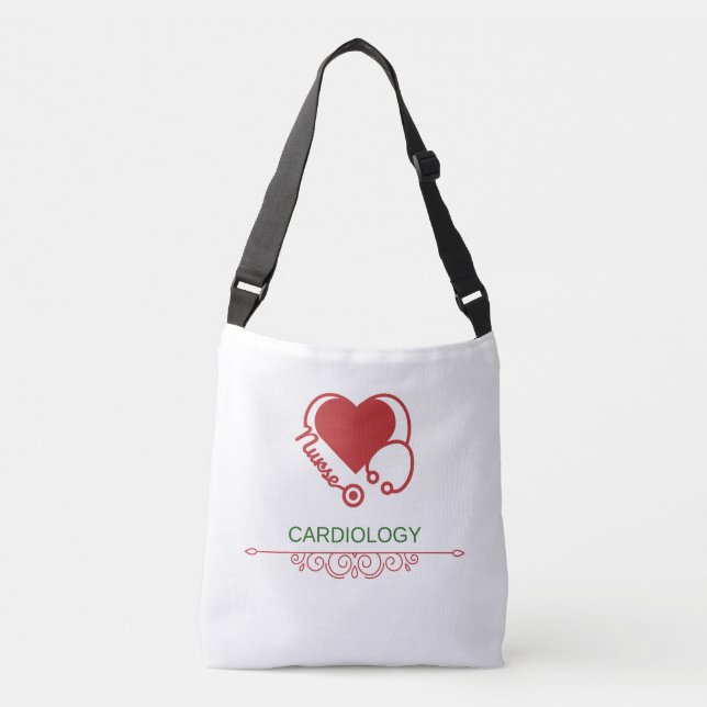 Bolsa cruzada de enfermera de cardiología (Anverso)