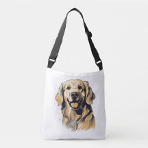 Bolsa cruzada de Golden Retriever
