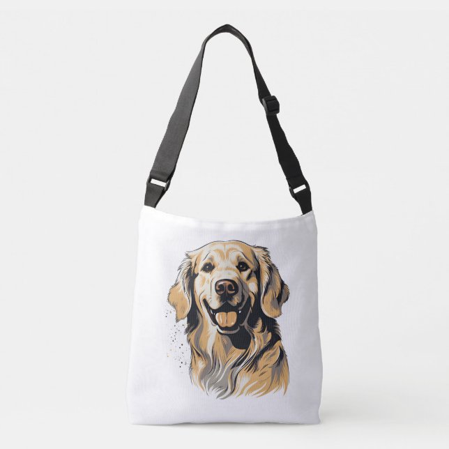 Bolsa cruzada de Golden Retriever (Anverso)