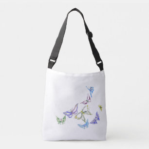 Bolsa cruzada de mariposas