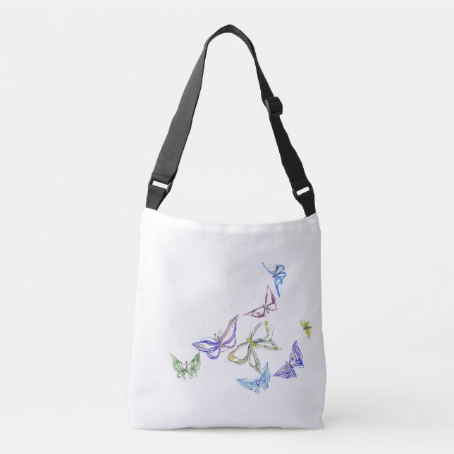 Bolsa cruzada de mariposas (Anverso)
