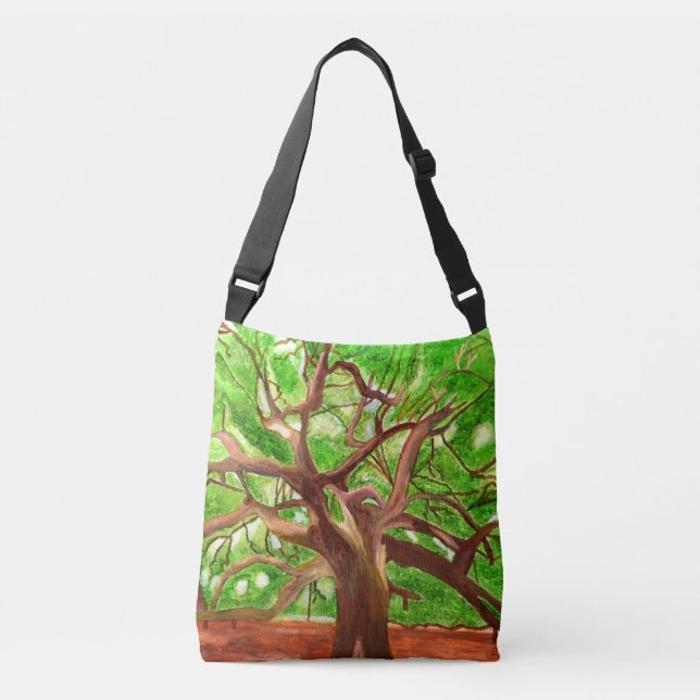 Bolsa cruzada de roble (Anverso)