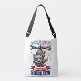 Bolsa cruzada de zarigüeya del 4 de julio