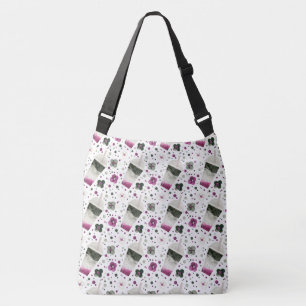 Bolsa cruzada del cuerpo del orgullo asexual