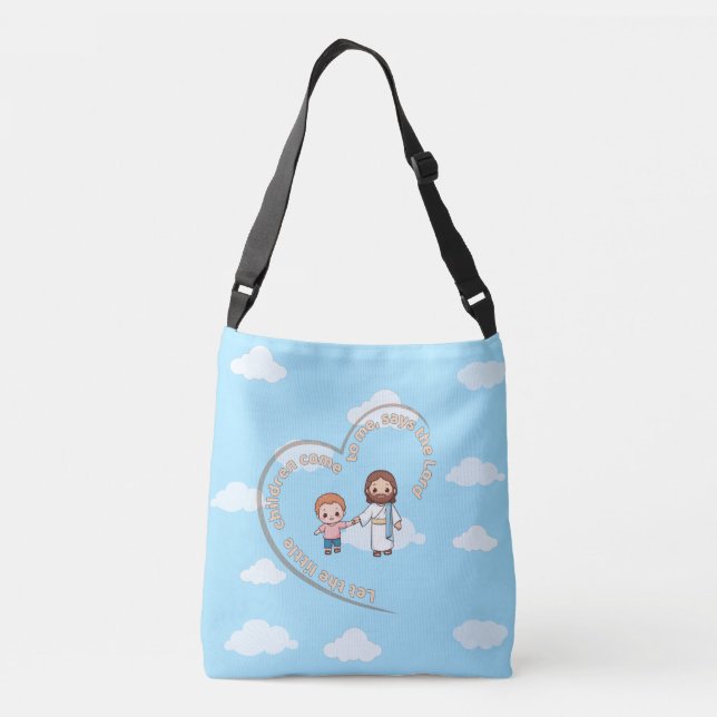 Bolsa Cruzada let the children come to me  (Reverso)