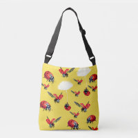 Bolsa Cruzada Mariquitas Vuelan,