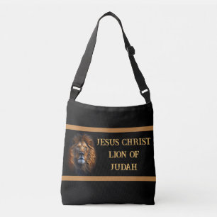Bolsa Cruzada Medio Jesucristo León De Judá