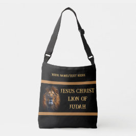 Bolsa Cruzada Medio Jesucristo León De Judá