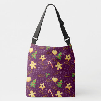 Bolsa cruzada navideña