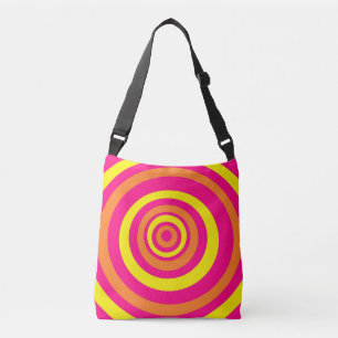 Bolsa Cruzada O Tote Naranja Rosa Caliente Amarill
