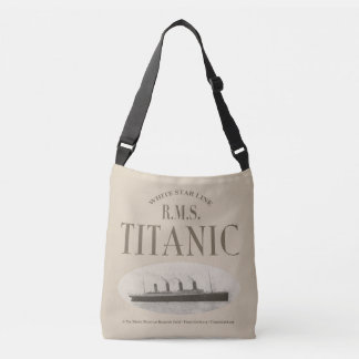 Bolsa cruzada Sepia de barco fantasma Titanic RMS