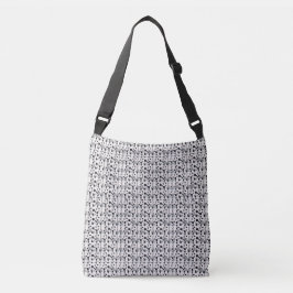 Bolsa cuadrada gris geométrica