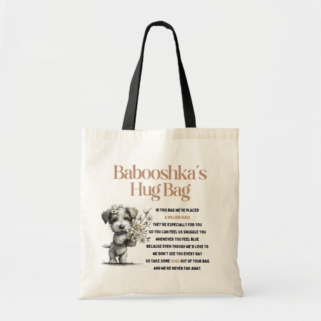 Bolsa de Abrazo Babooshka (Plural) (Frente)