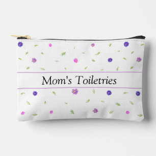 Bolsa de accesorio floral de color de agua Minimal