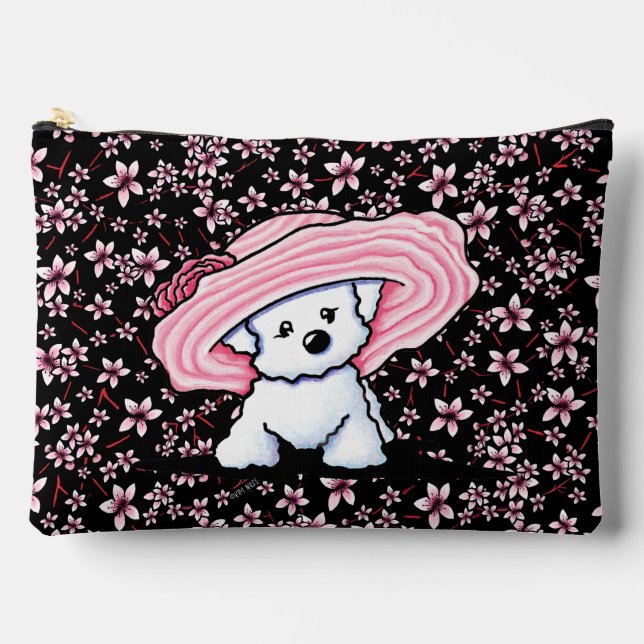 Bolsa de accesorios Bichon Cherry Blossom (Anverso)