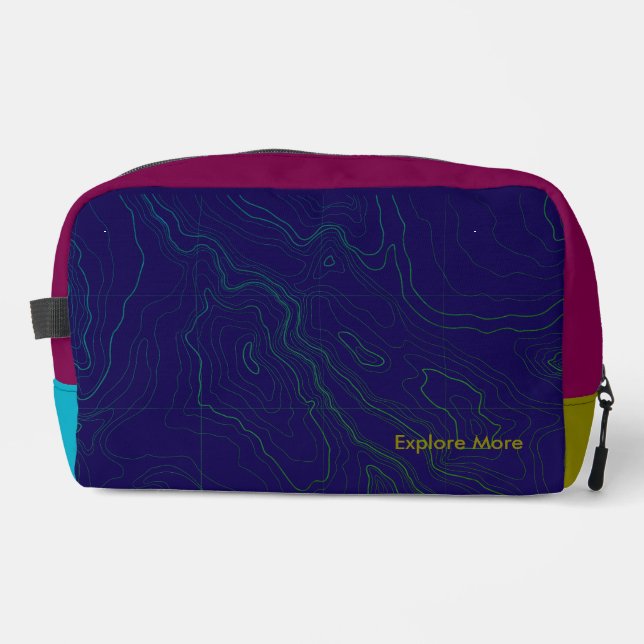 Bolsa de accesorios Color Block Explora Más (Anverso)