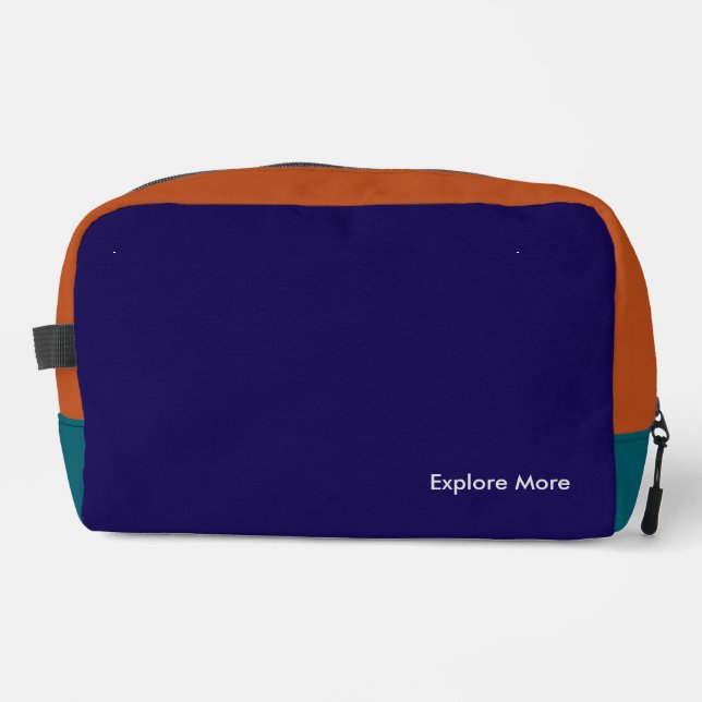 Bolsa de accesorios Color Block Explora Más (Anverso)