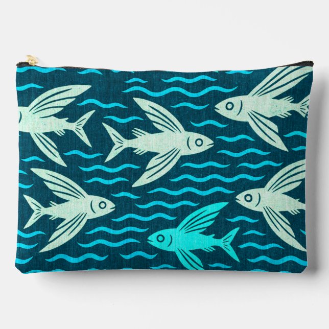 Bolsa de accesorios con estampado hawaiano aloha (Anverso)