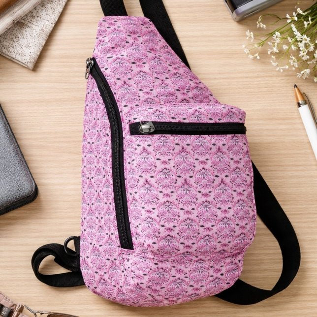 Bolsa de accesorios con patrón de damasco ornament (Subido por el creador)