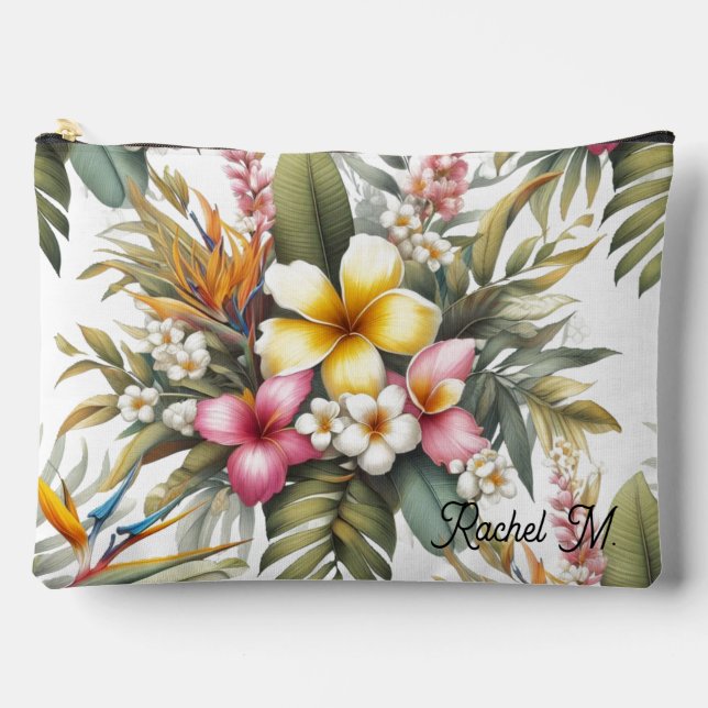 Bolsa de accesorios con tema de naturaleza botánic (Anverso)