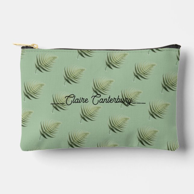 Bolsa de accesorios con tema de naturaleza y patró (Anverso)