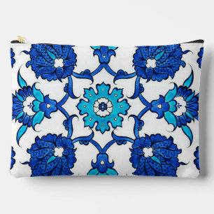Bolsa de accesorios cosméticos “Dúo floral azul pr