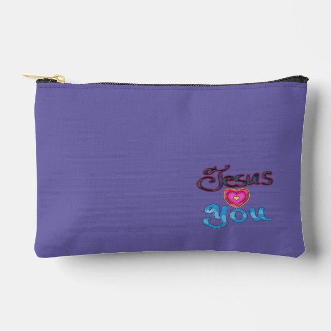 Bolsa de Accesorios Cristiana Jesús Te Ama  (Anverso)