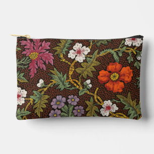 Bolsa de accesorios de dibujo botánico victoriano