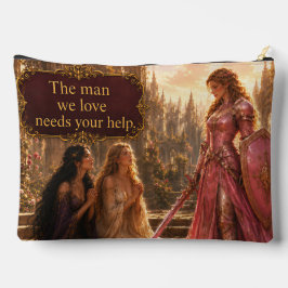 Bolsa de accesorios de fantasía de dos caras de la