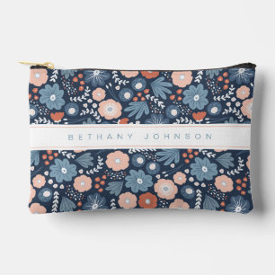 Bolsa de accesorios de flor linda