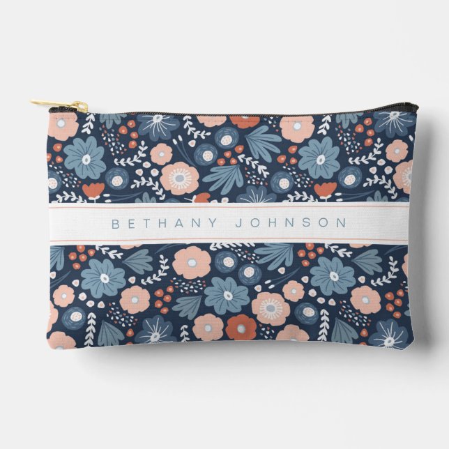 Bolsa de accesorios de flor linda (Anverso)