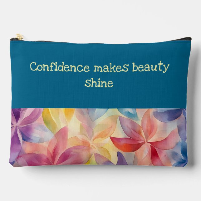 Bolsa de accesorios de flor suave (Anverso)