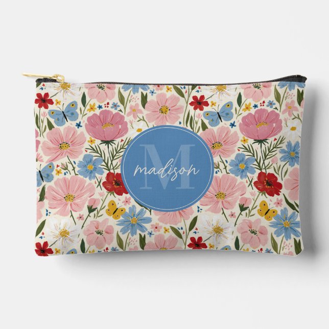 Bolsa de accesorios de flores lindas (Anverso)