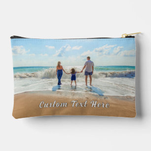 Bolsa de accesorios de foto personalizada con text