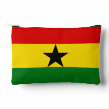 Bolsa de accesorios de la bandera de Ghana