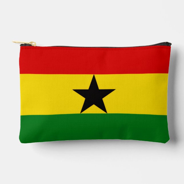 Bolsa de accesorios de la bandera de Ghana (Anverso)