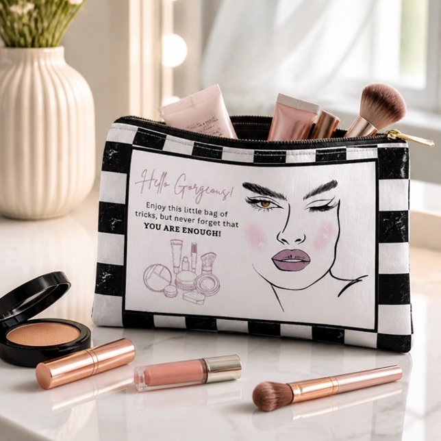 Bolsa de accesorios de maquillaje Hello Gorgeous (Subido por el creador)