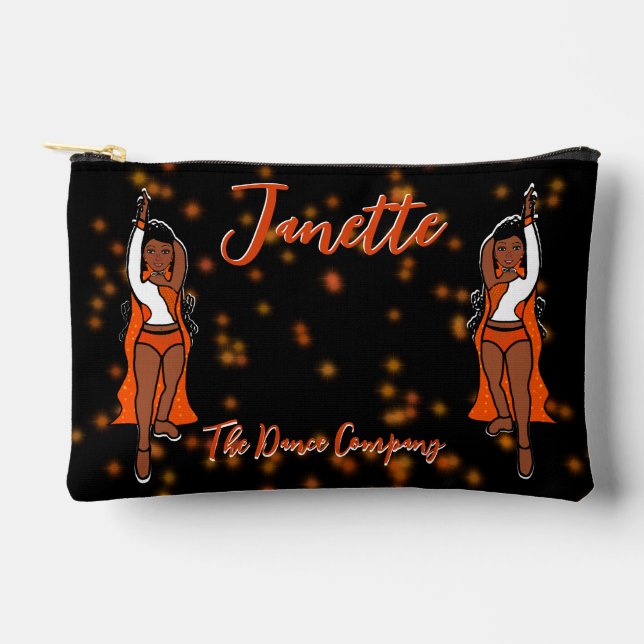 Bolsa de accesorios de Naranja de bailarina/mallor (Anverso)