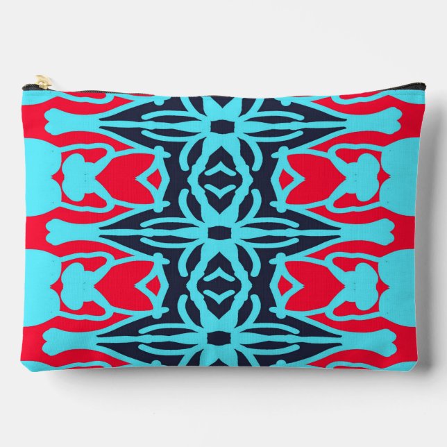 Bolsa de accesorios diseño de arte moderno colorid (Anverso)