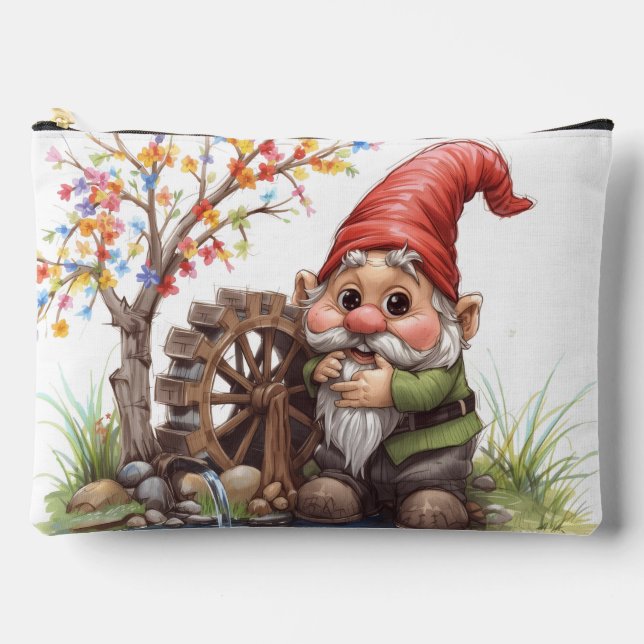 Bolsa de accesorios Gnome Woodland Whimsy (Anverso)