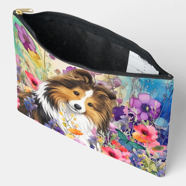 BOLSA DE ACCESORIOS Grande Sheltie sable - Jardín  (Abierto)
