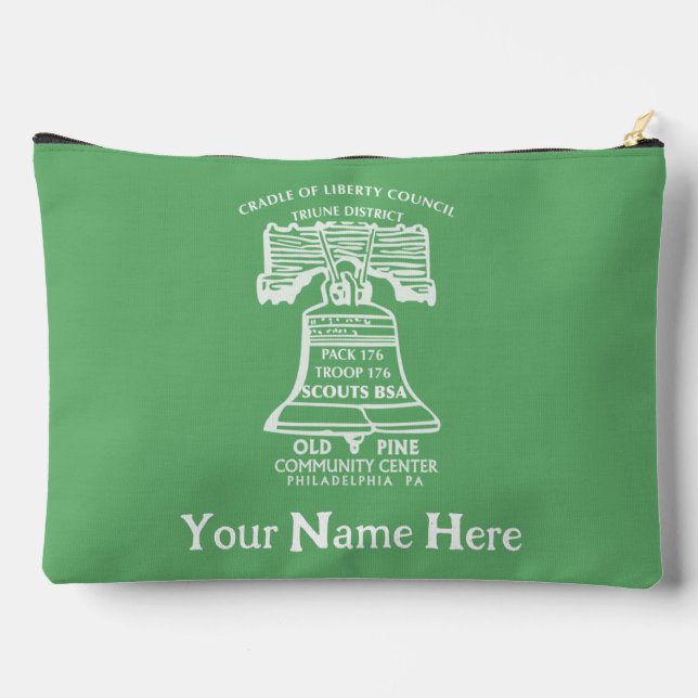 Bolsa de Accesorios Grande - Verde Oliva (Personal (Reverso )