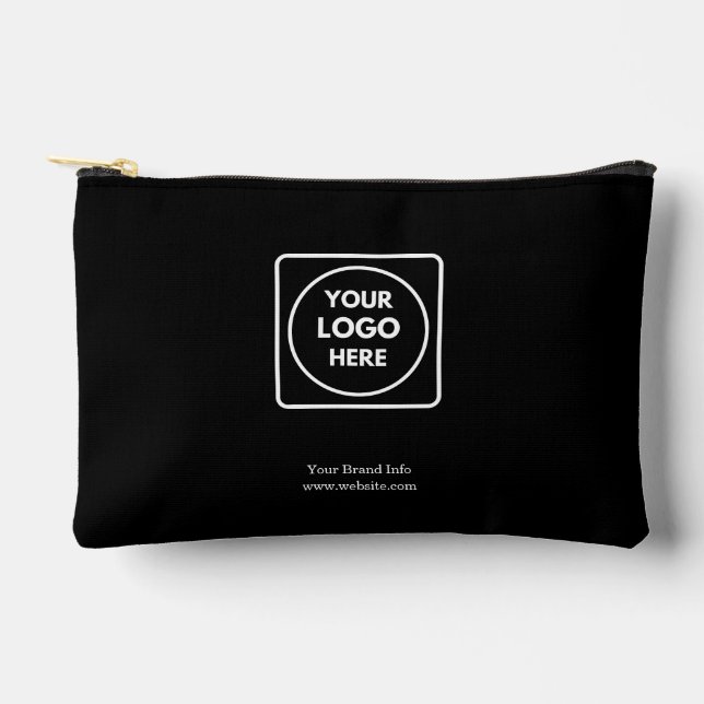 Bolsa de accesorios negra | Negocio moderno person (Anverso)