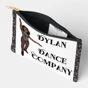 Bolsa de accesorios para bailarines negra animal