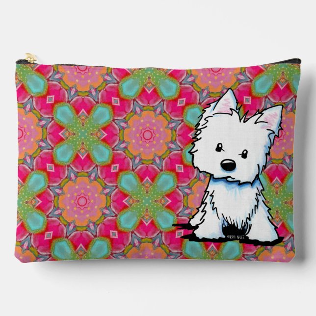 Bolsa de accesorios para Westie Terrier de KiniArt (Anverso)