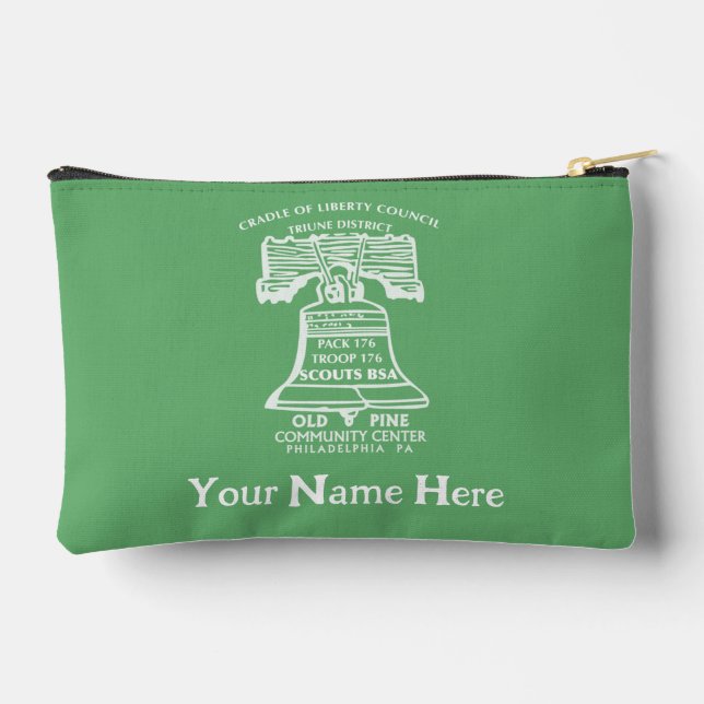 Bolsa de Accesorios Pequeña - Verde Oliva (Persona (Reverso )