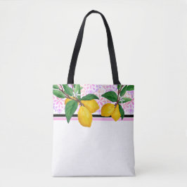Bolsa de acuarela de hoja de limón | Cítrico Amalf